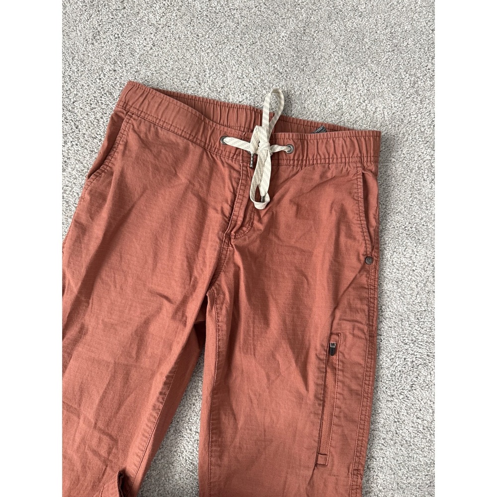 Vuori Womens Ripstop Pants Terracotta Rust Organic Cotton XS VW401 - Picture 3 of 6